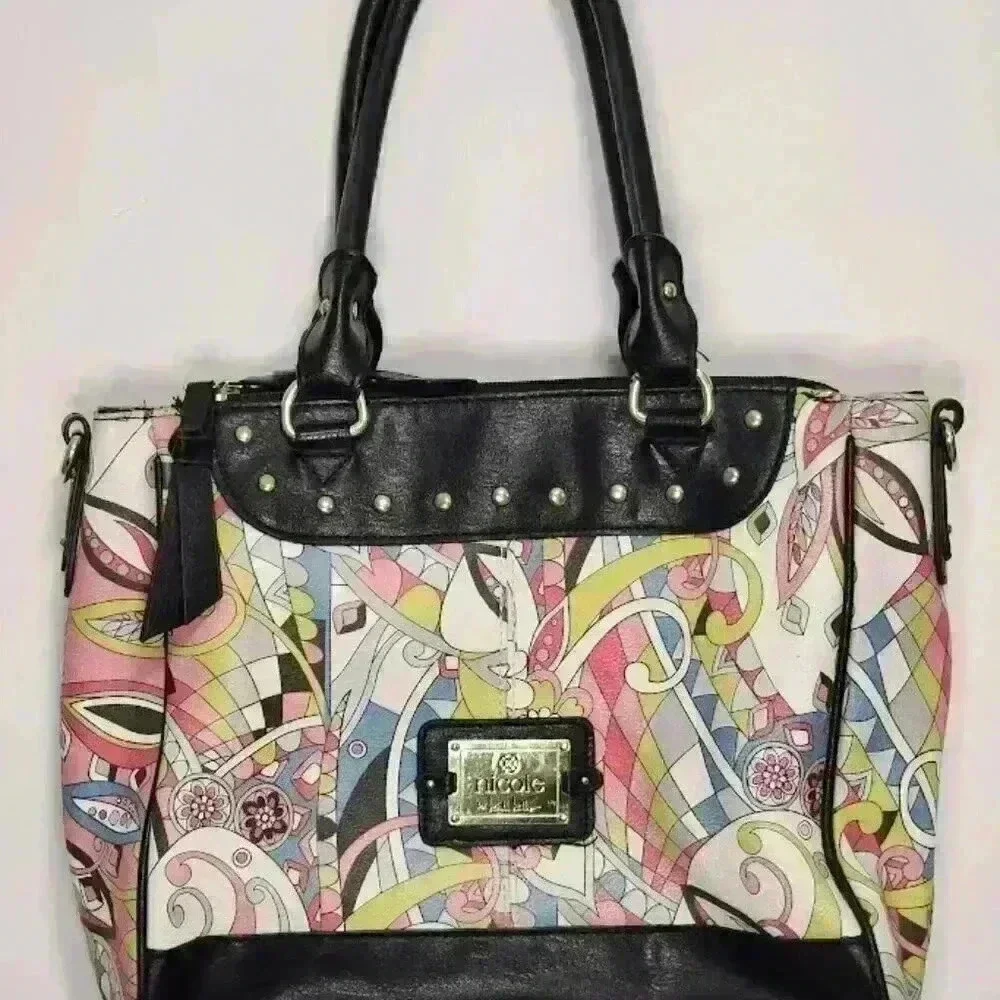 Nicole by Nicole Miller Multi Color Casey Handbag‎